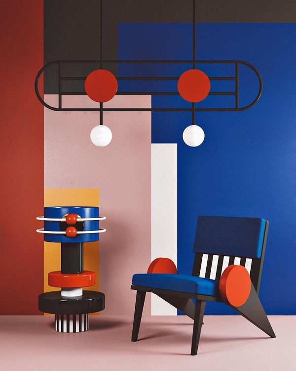 Phong cách nội thất Colour Block - Phong cách thiết kế kiểu mới trong nội thất